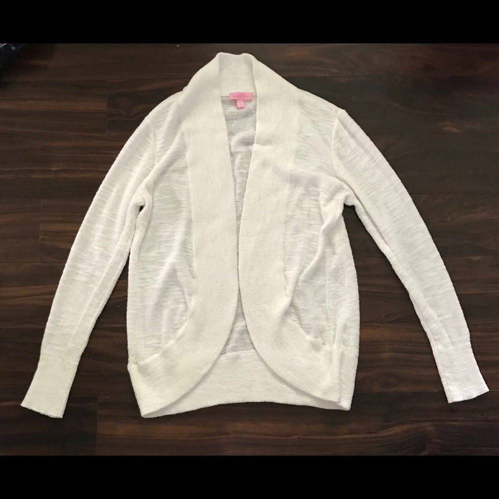 Lilly Pulitzer Amalie Cadigan size Large EUC